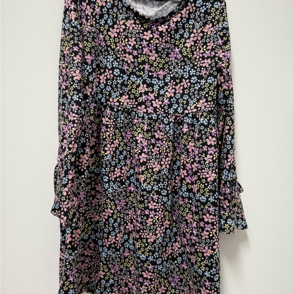 Floral Girls 6X Long Sleeve Dress